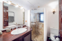 Shared bathroom between two bedrooms on East Wing